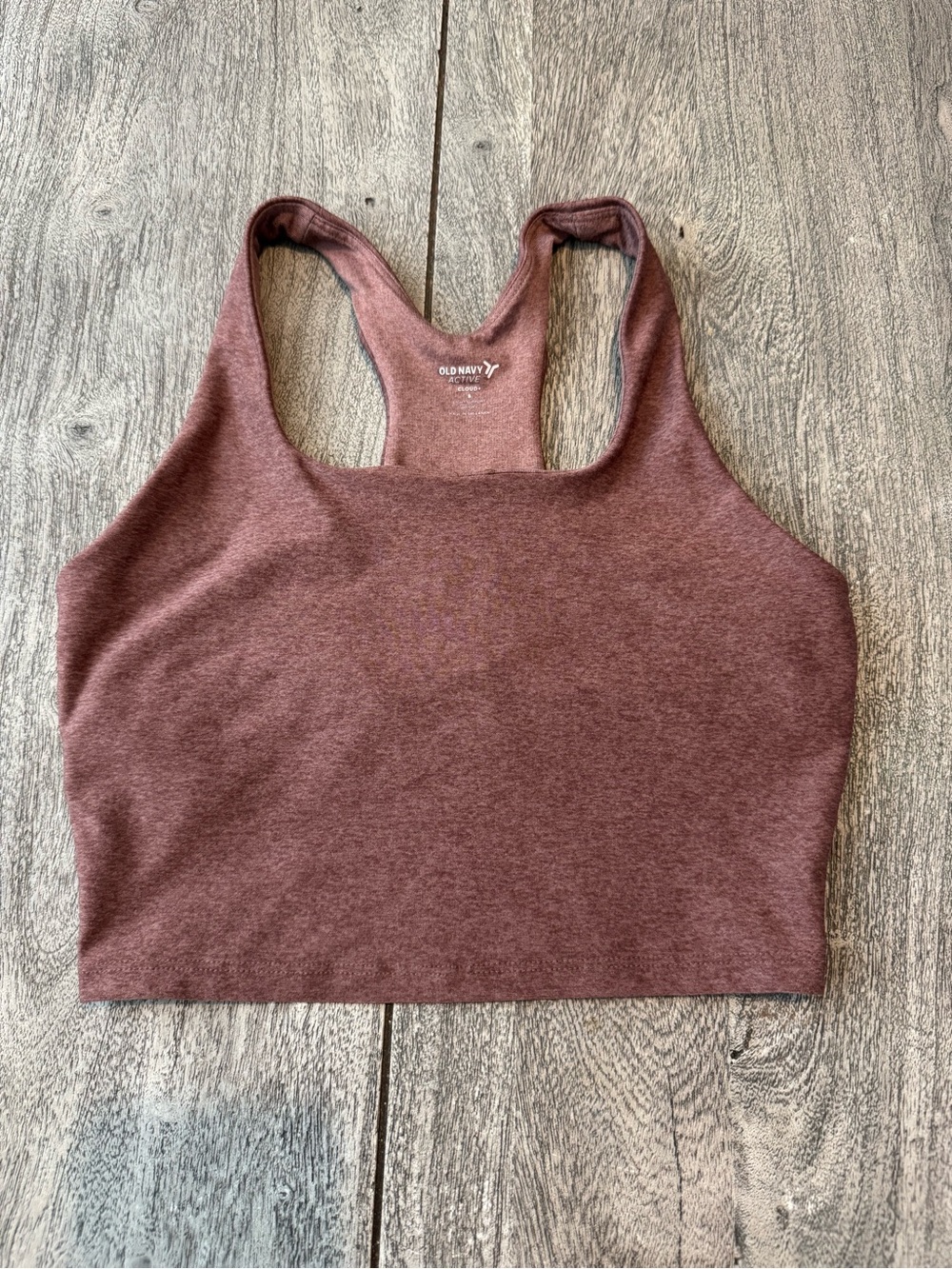 Old Navy Seamless Racerback Bralette in Dusty Mauve